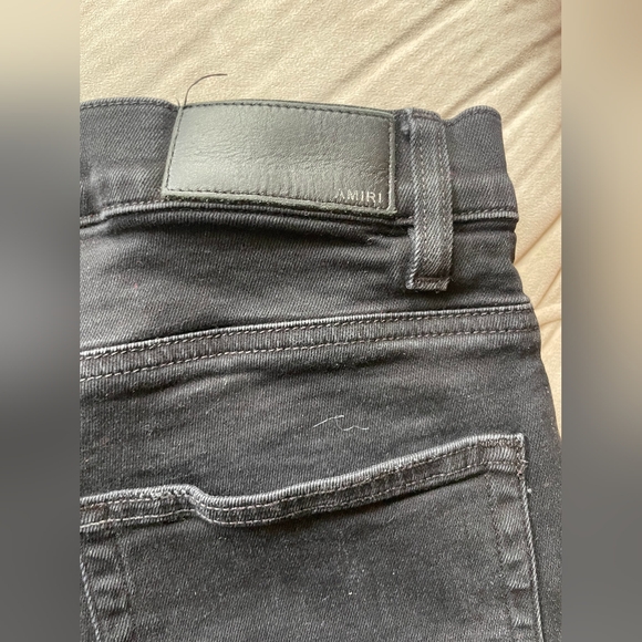 Amiri black checkered ripped jeans - Picture 4 of 5